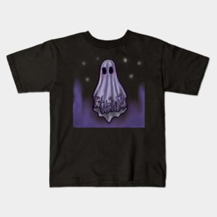 Flowery Ghosty Kids T-Shirt